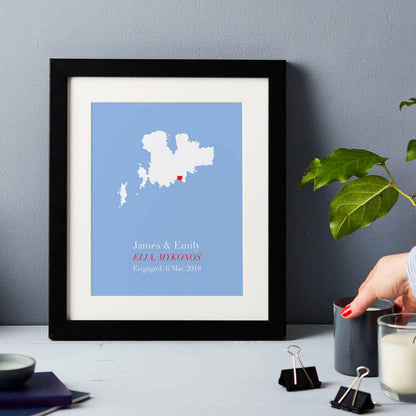 Scottish Isles Personalised Print